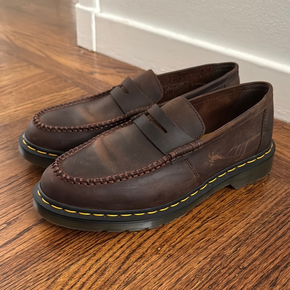 Dr. Martens Brown Leather Loafers